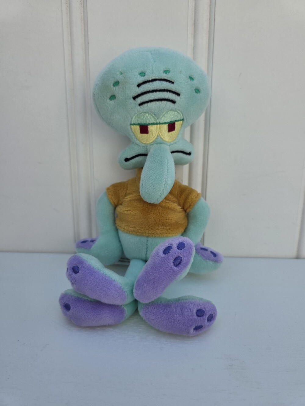 Nickelodean SpongeBob SquarePants 2024 Viacom Squidward Small Plush Toy 9"